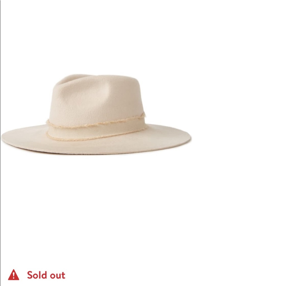 Cream Brixton Hat Hardly Worn! Size XS